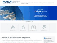 Tablet Screenshot of metrosafety.co.uk